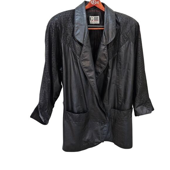 Women's G III, Leather Jacket, Size Medium, Made in U,S.A. - Picture 1 of 12
